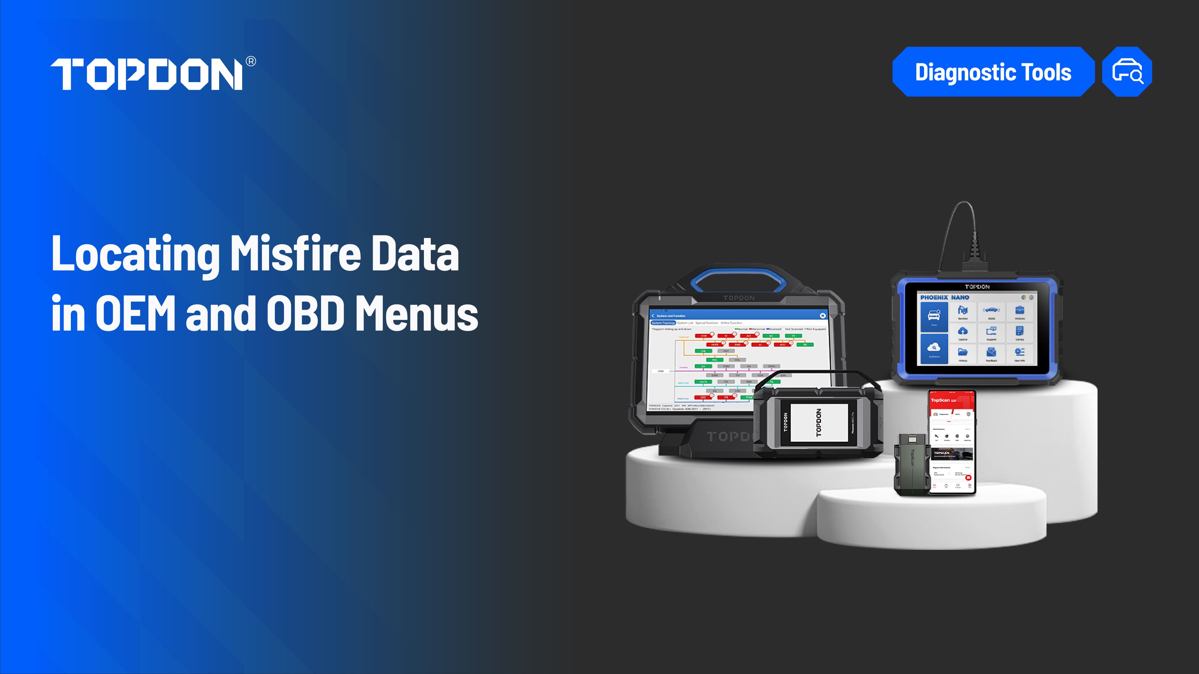 Locating Misfire Data in OEM and OBD Menus